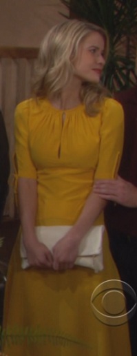 Look: Caroline - Yellow Dress (11.12.12)